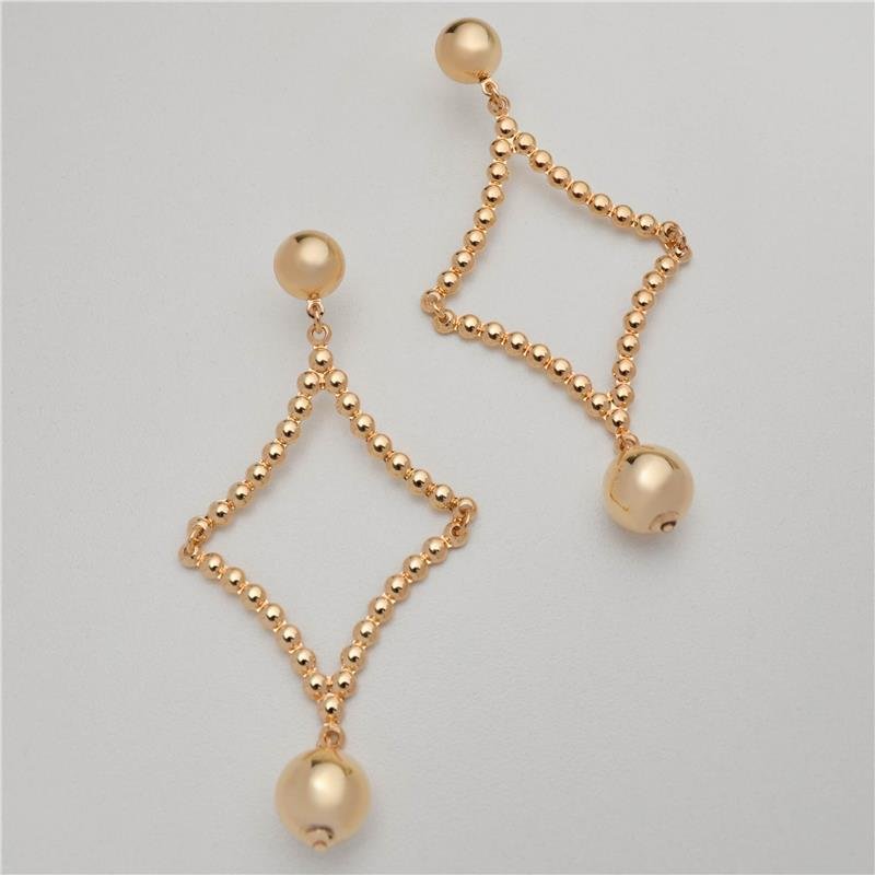 BRINCO FORTUNATO LOSANGO TRABALHADO COM ESFERAS NO BRUTO