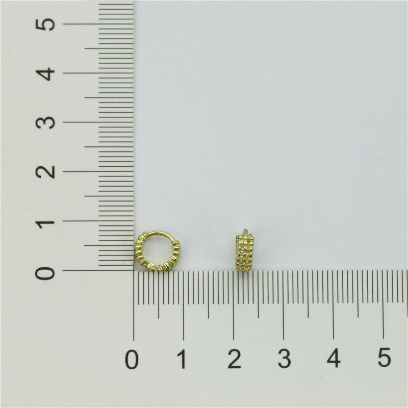 BRINCO FORTUNATO ARGOLINHA CLICK COM BOLINHAS NO BRUTO