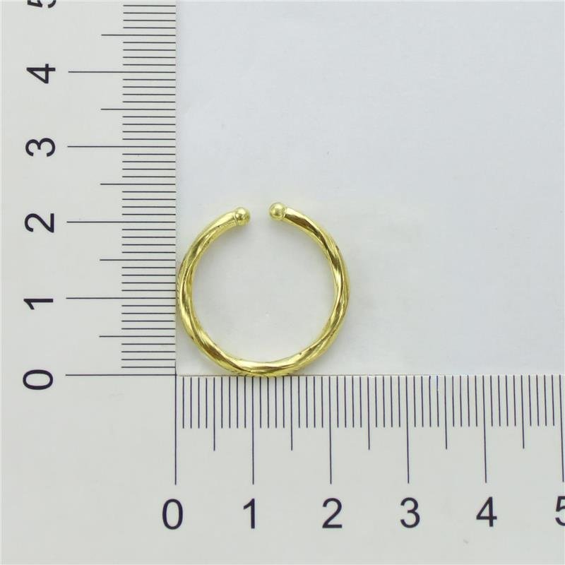 PIERCING FAKE FORTUNATO TUBO TORCIDO NO BRUTO