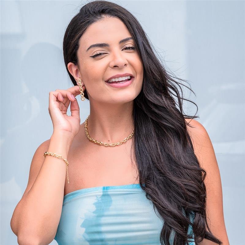 BRINCO FORTUNATO CÍRCULOS VAZADOS NO BRUTO
