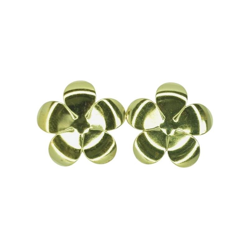 BRINCO FORTUNATO FLOR ABAULADA 28MM NO BRUTO