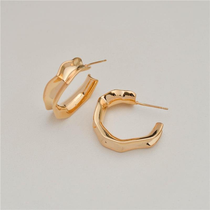 BRINCO FORTUNATO ARGOLA ORGÂNICA 24MM NO BRUTO