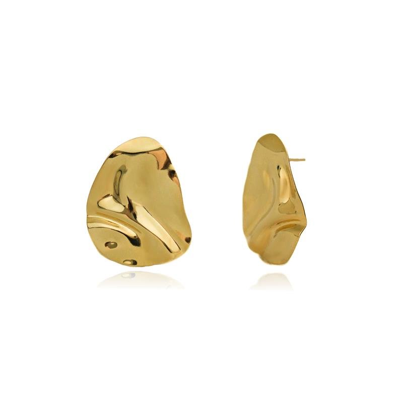 BRINCO FORTUNATO OVAL ORGÂNICO 30MM NO BRUTO