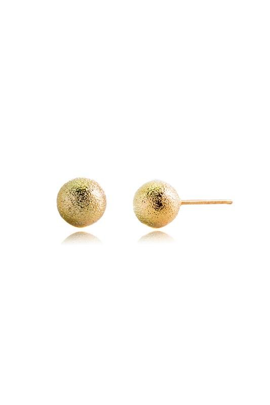 BRINCO FORTUNATO ESFERA DIAMANTADA 8MM NO BRUTO