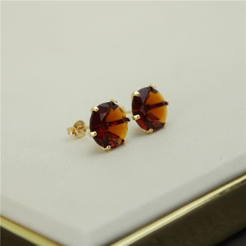 BRINCO FORTUNATO 6 GARRAS COM ZIRCÔNIA 10MM NO BRUTO