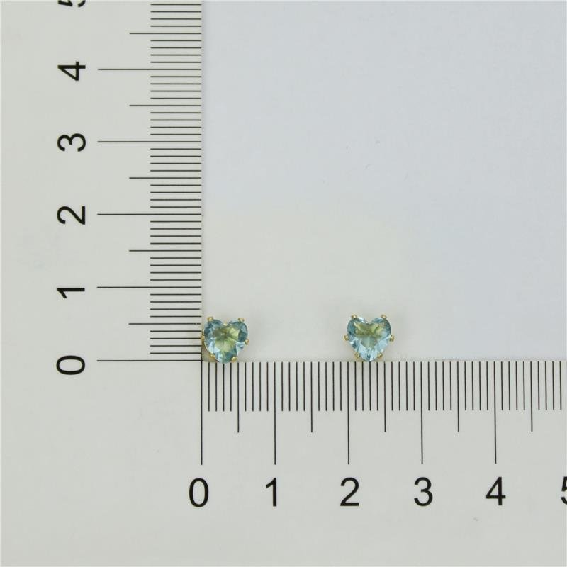 BRINCO FORTUNATO DE ZIRCÔNIA CORAÇÃO NO BRUTO