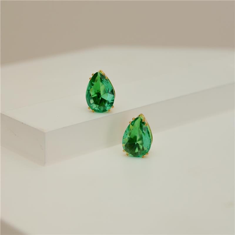 BRINCO FORTUNATO DE ZIRCÔNIA GOTA NO BRUTO