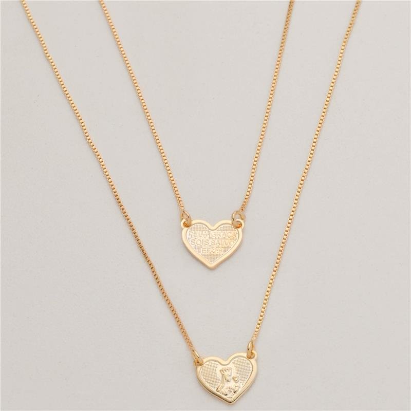 ESCAPULÁRIO FORTUNATO VENEZIANA COM NOSSA SENHORA DO CARMO E ORAÇÃO NO BRUTO