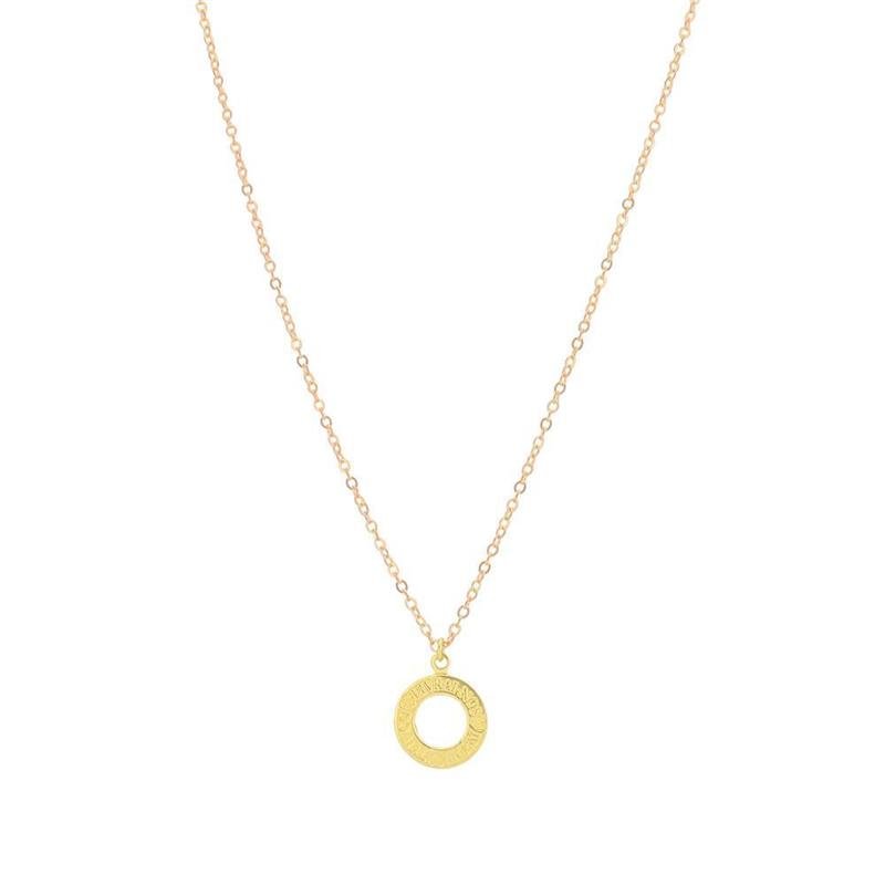 COLAR FORTUNATO CORRENTE AMERICANA COM PINGENTE LIVRAI-NOS DO MAL, AMÉM NO BRUTO