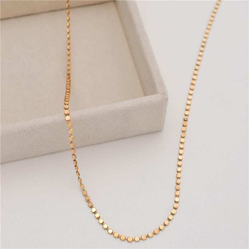 COLAR FORTUNATO CORRENTE BOLINHAS PRENSADAS 2MM NO BRUTO