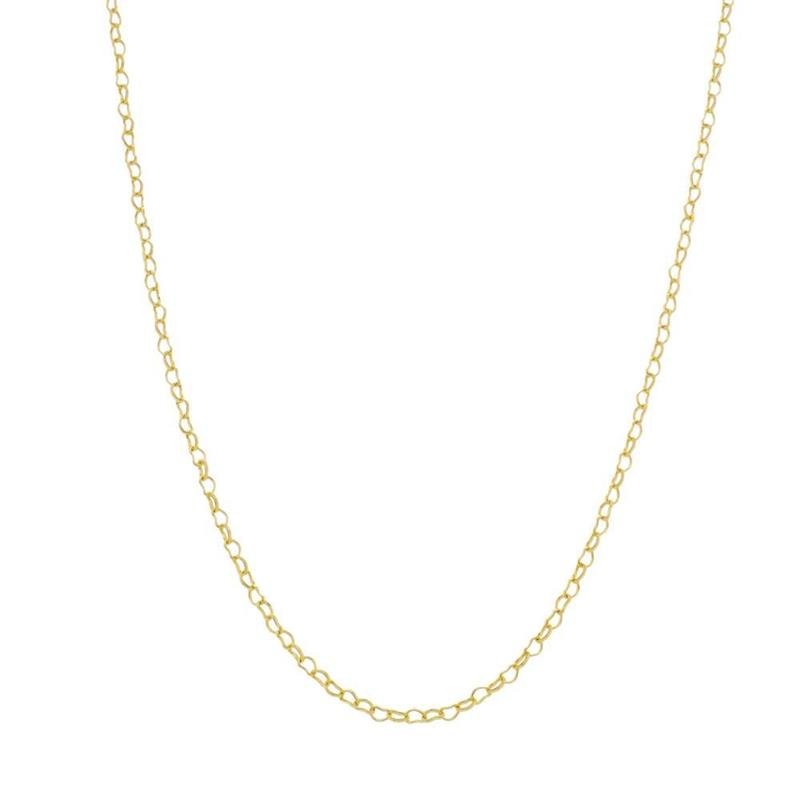 COLAR FORTUNATO CORRENTE ELOS DE CORAÇÃO 2MM NO BRUTO