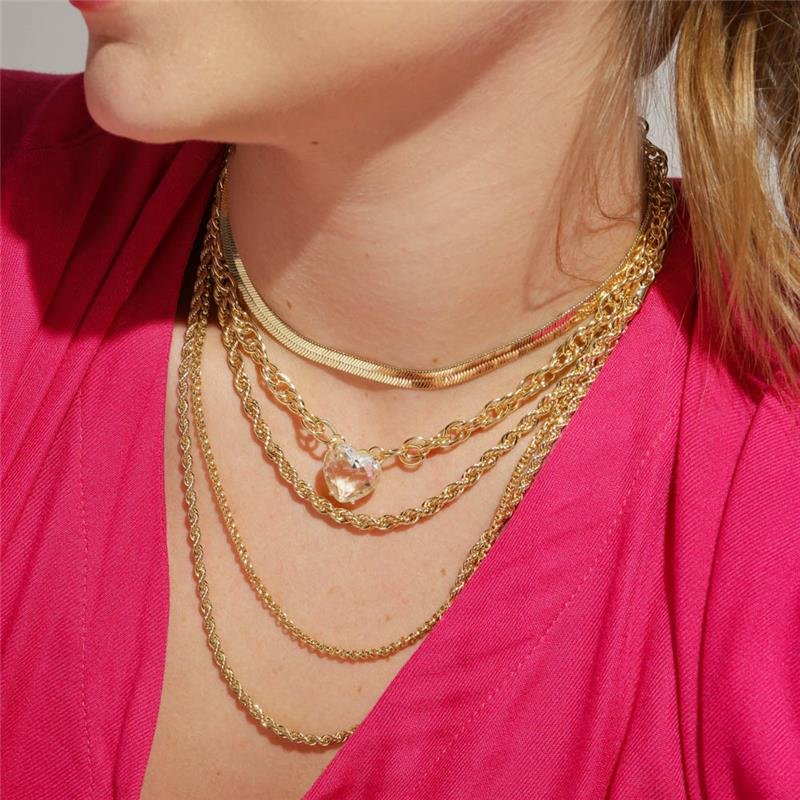 COLAR FORTUNATO CHOKER CORDÃO BAIANO 4MM NO BRUTO