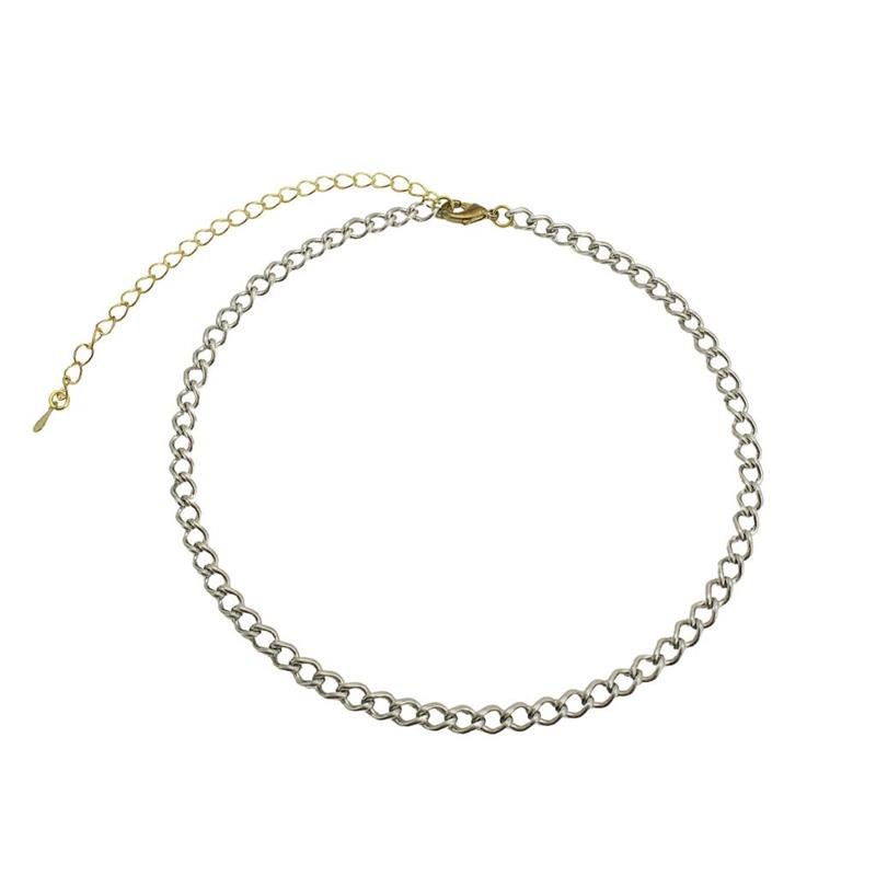 COLAR CHOKER FORTUNATO ELOS TORCIDOS 5MM NO BRUTO