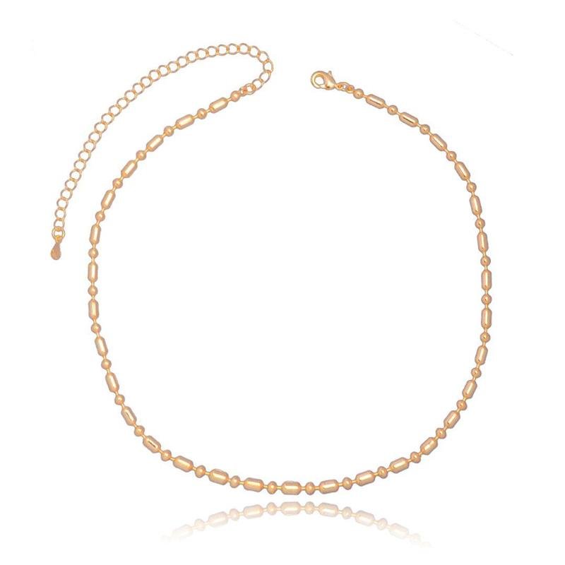 COLAR CHOKER FORTUNATO CANUTILHOS COM ESFERAS 3MM NO BRUTO