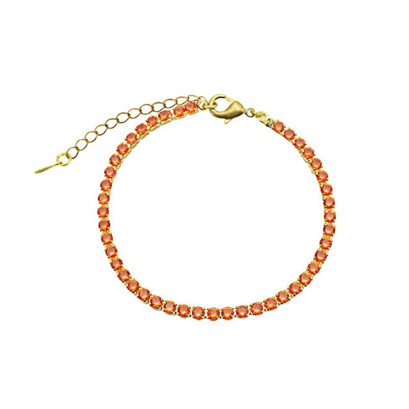 PULSEIRA FORTUNATO RIVIERA ZIRCÔNIAS 3MM NO BRUTO