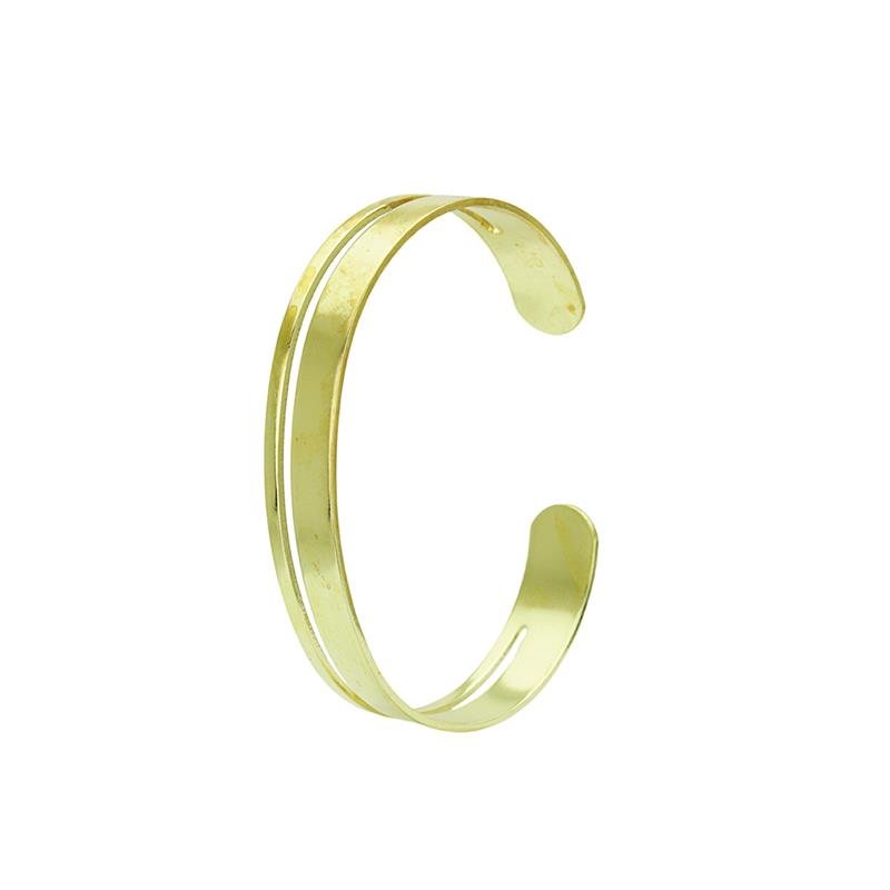 BRACELETE FORTUNATO DUPLO 10MM NO BRUTO