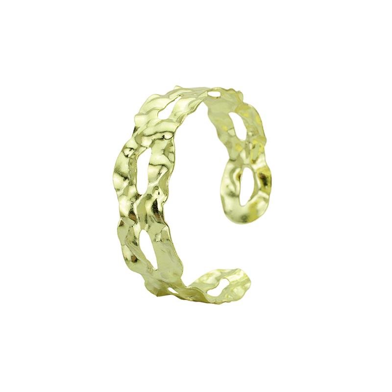 BRACELETE FORTUNATO ORGÂNICO VAZADO NO BRUTO