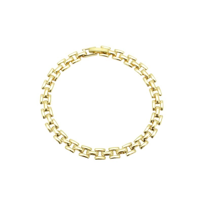 PULSEIRA FORTUNATO CORRENTE RELÓGIO 5MM COM FECHO ITALIANO NO BRUTO