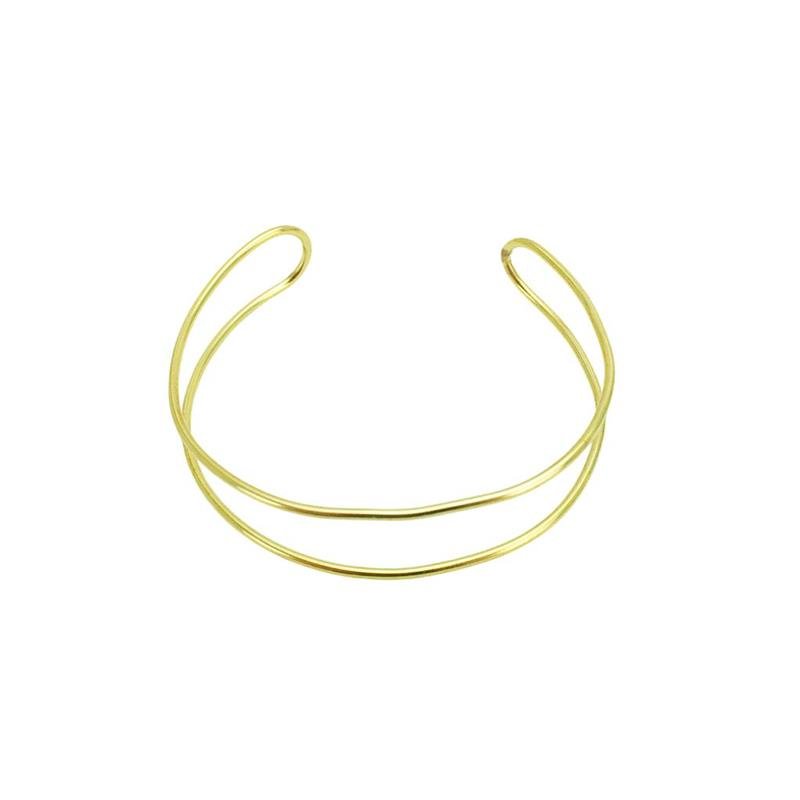 BRACELETE FORTUNATO FIO DUPLO 1,5MM NO BRUTO