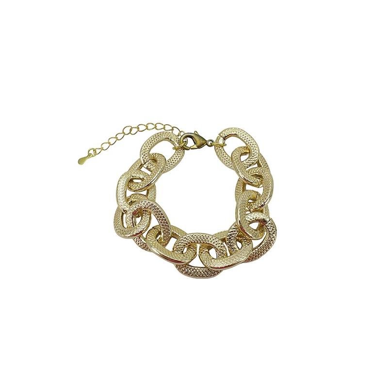 PULSEIRA FORTUNATO ELOS OVAIS ESTAMPADOS 16MM NO BRUTO