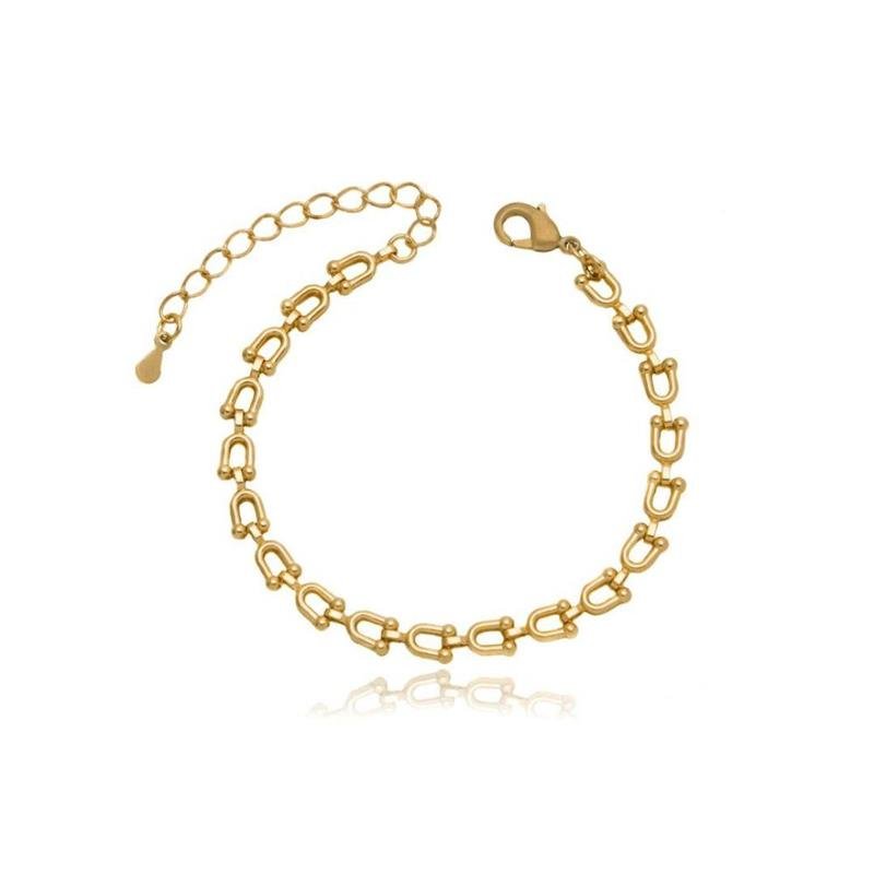 PULSEIRA FORTUNATO ELOS 5MM COM ESFERAS NO BRUTO