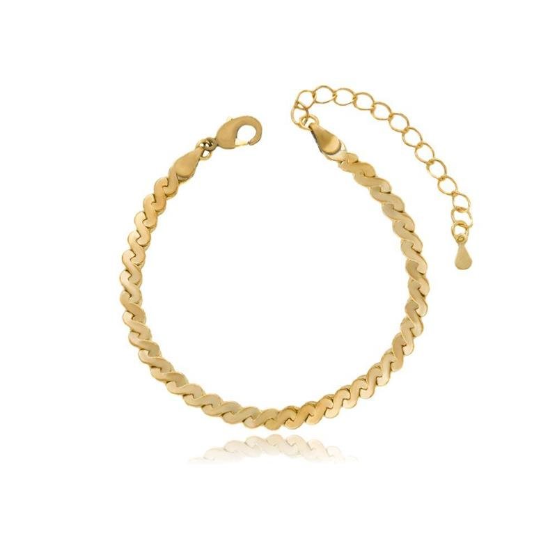 PULSEIRA FORTUNATO MALHA TORCIDA 4MM NO BRUTO