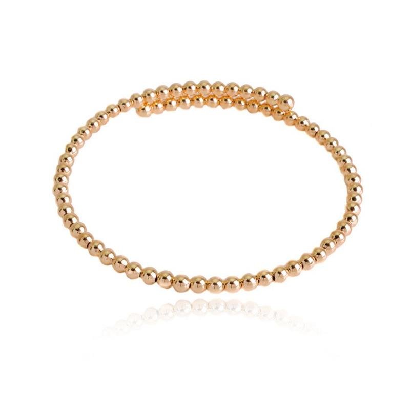 BRACELETE FORTUNATO FIO COM ESFERAS 3MM NO BRUTO